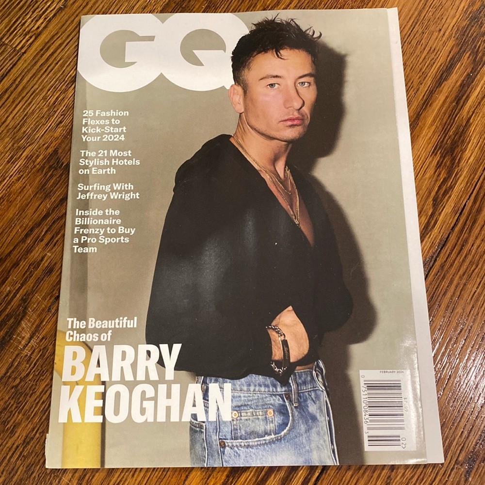 GQ Magazine - February 2024 - Barry Keoghan - Jeffrey Wright - NO LABEL!